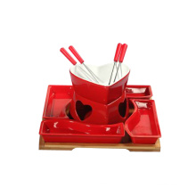 Red Color Mini Hot Pot Set